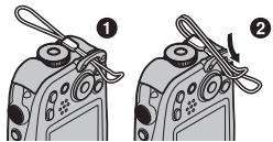 FUJIFILM XP WATERPROOF - Fixation de la dragonne - 1