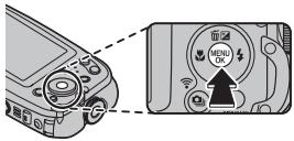 FUJIFILM XP WATERPROOF - Affichez le menu configuration. - 1