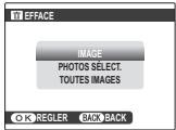 FUJIFILM XP WATERPROOF - Suppression de photos - 2