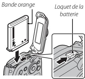 FUJIFILM XP WATERPROOF - Insérez la batterie. - 1