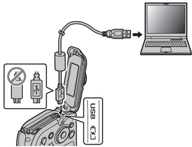 FUJIFILM XP WATERPROOF - Raccordement de l'appareil photo - 1