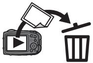 FUJIFILM XP WATERPROOF - ■ Suppression de photos - 1