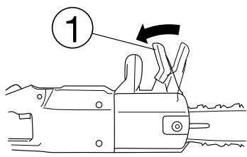 HUSQVARNA 321 EL - Lassen Sie den Drehzahlhebel los - 5