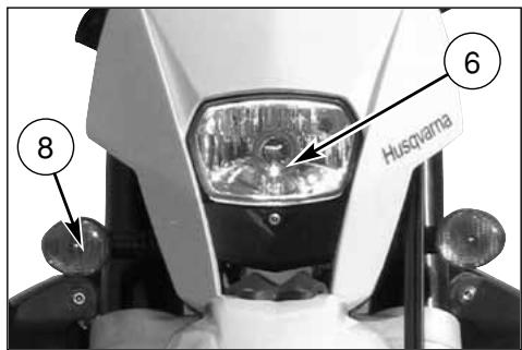 HUSQVARNA HVA WR 300 2010 - LAGE DER ELEKTRISCHE KOMPONENTEN - 2