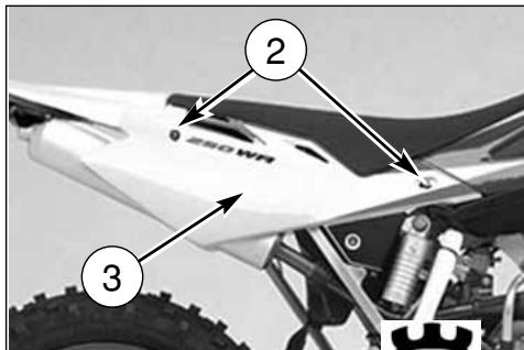 HUSQVARNA HVA WR 300 2010 - Modification de la position et de l'hauteur du GUIDON - 5