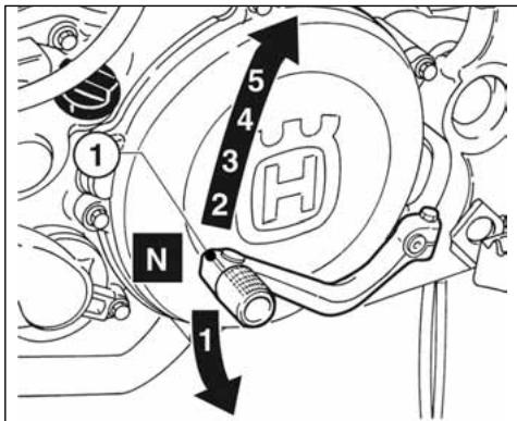 HUSQVARNA HVA WR 300 2010 - COMANDOCAMBIO - 1