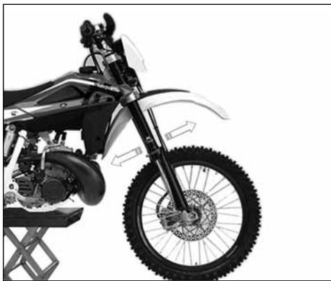 HUSQVARNA HVA WR 300 2010 - REGOLAZIONE GIOCO DEI CUSCINETTI DELLO STERZO - 1
