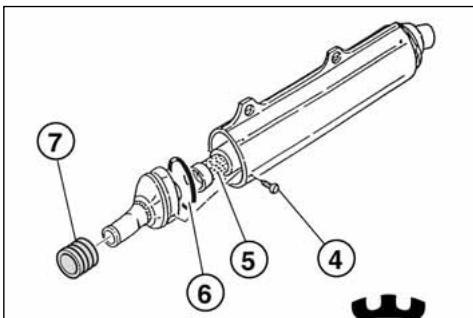 HUSQVARNA HVA WR 300 2010 - REPLACING MUFFLER DEADENING MATERIAL - 3