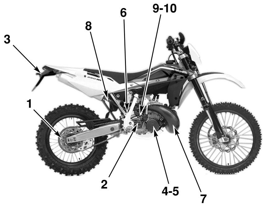 HUSQVARNA HVA WR 300 2010 - OPTIONAL PARTS - 1