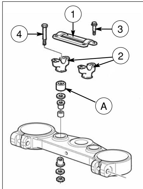 HUSQVARNA HVA WR 300 2010 - Modification de la position et de l'hauteur du GUIDON - 2