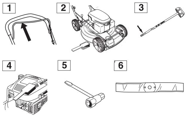 HUSQVARNA LC 48 - Päivittäiset toimenpiteet - 1
