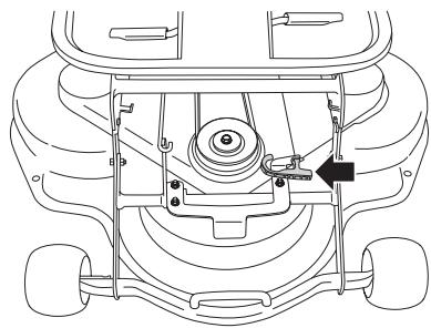 HUSQVARNA RIDER 16C - Mise en position d'entretien - 3