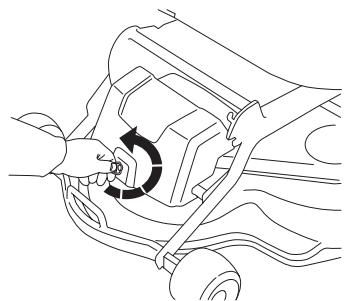 HUSQVARNA RIDER 16C - Mise en position d'entretien - 2