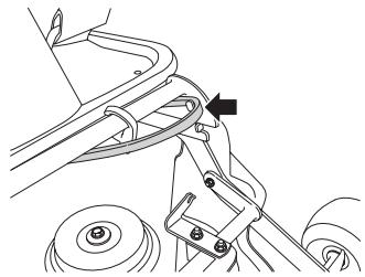 HUSQVARNA RIDER 16C - Mise en position d'entretien - 5