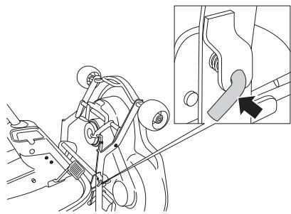 HUSQVARNA RIDER 16C - Mise en position d'entretien - 9