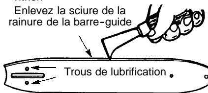 HUSQVARNA 136 - MAINTENANCE DE LA BARRE - 1