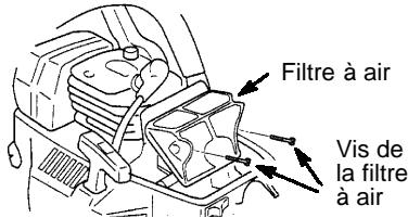 HUSQVARNA 141 - Nettoyage du filtré à air: - 1