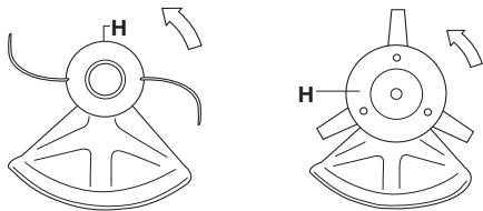HUSQVARNA 233 RJ - Fitting a blade guard, grass blade and grass cutter - 6