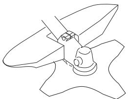 HUSQVARNA 233 RJ - Cutting attachment guard - 1
