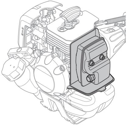 HUSQVARNA 233 RJ - Schalldämpfer - 2
