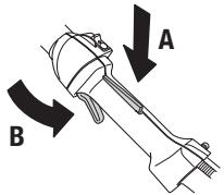 HUSQVARNA 233 RJ - Gashendelvergrendeling - 1