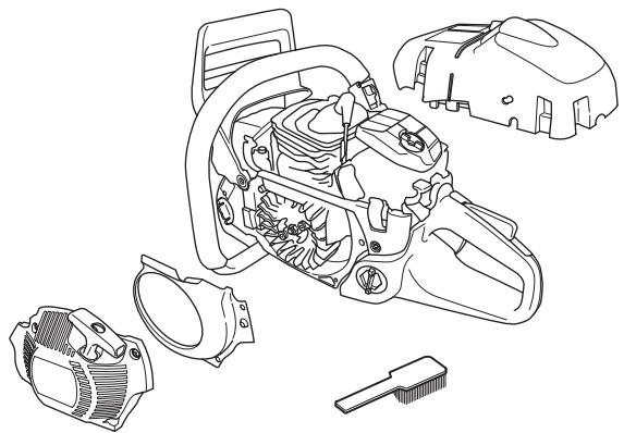 HUSQVARNA 570 575 XP - Système de refroidissement - 2