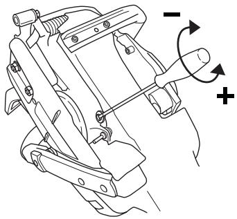 HUSQVARNA 570 575 XP - Réglage de la pompe à huile - 2