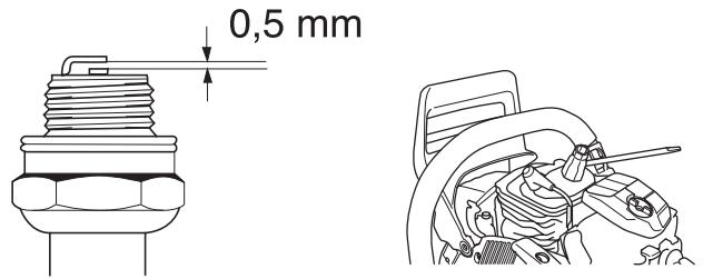 HUSQVARNA 570 575 XP - Bougie - 2