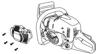 HUSQVARNA 576 XP - Een gebroken of versleten starterkoord verrangen - 4