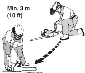 HUSQVARNA 576 XP - Sicherer Umgang mit Kraftstoff - 1