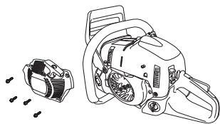 HUSQVARNA 576 XP - Austausch eines gerissenen oder verschlissenen Startseiles - 4