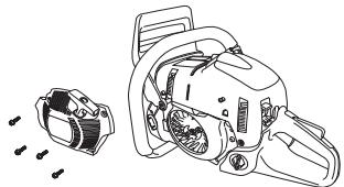 HUSQVARNA 576 XPG - Een gebroken of versleten starterkoord vervangen - 4