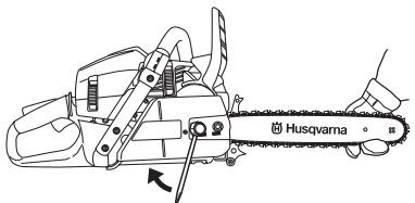 HUSQVARNA 576 XPG - Monteren van zaagblad en ketting - 9