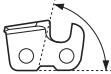 HUSQVARNA 576 XPG AUTOTUNE - Vijlen en vijlmallen van de zaagketting - 2