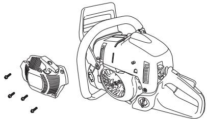 HUSQVARNA 576 XPG AUTOTUNE - Remplacement d'une corde de lanceur rompue ou usée - 4