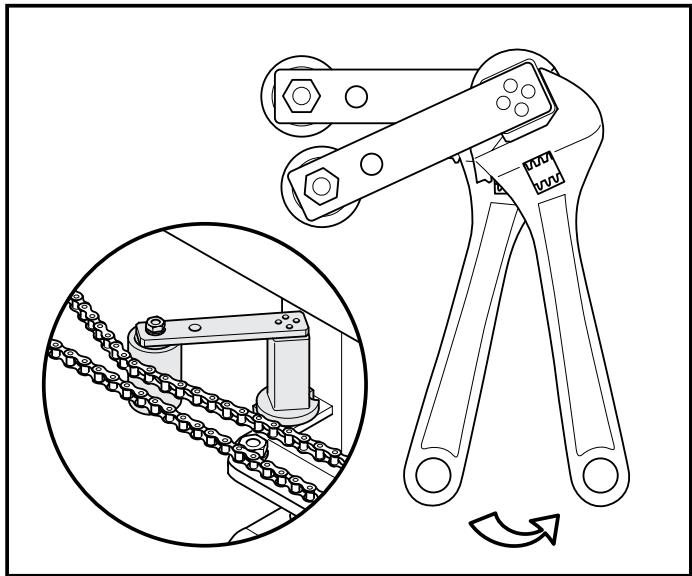 HUSQVARNA BROOM 9659973-01 - Kette zwischen den Getrieben - 1