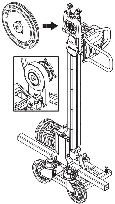 HUSQVARNA CS 10 - De zaag monteren - 7