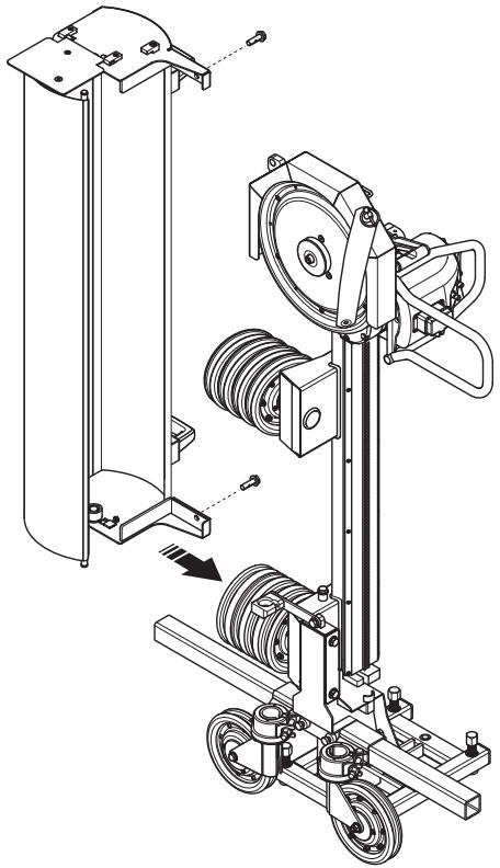 HUSQVARNA CS 10 - De zaag monteren - 12