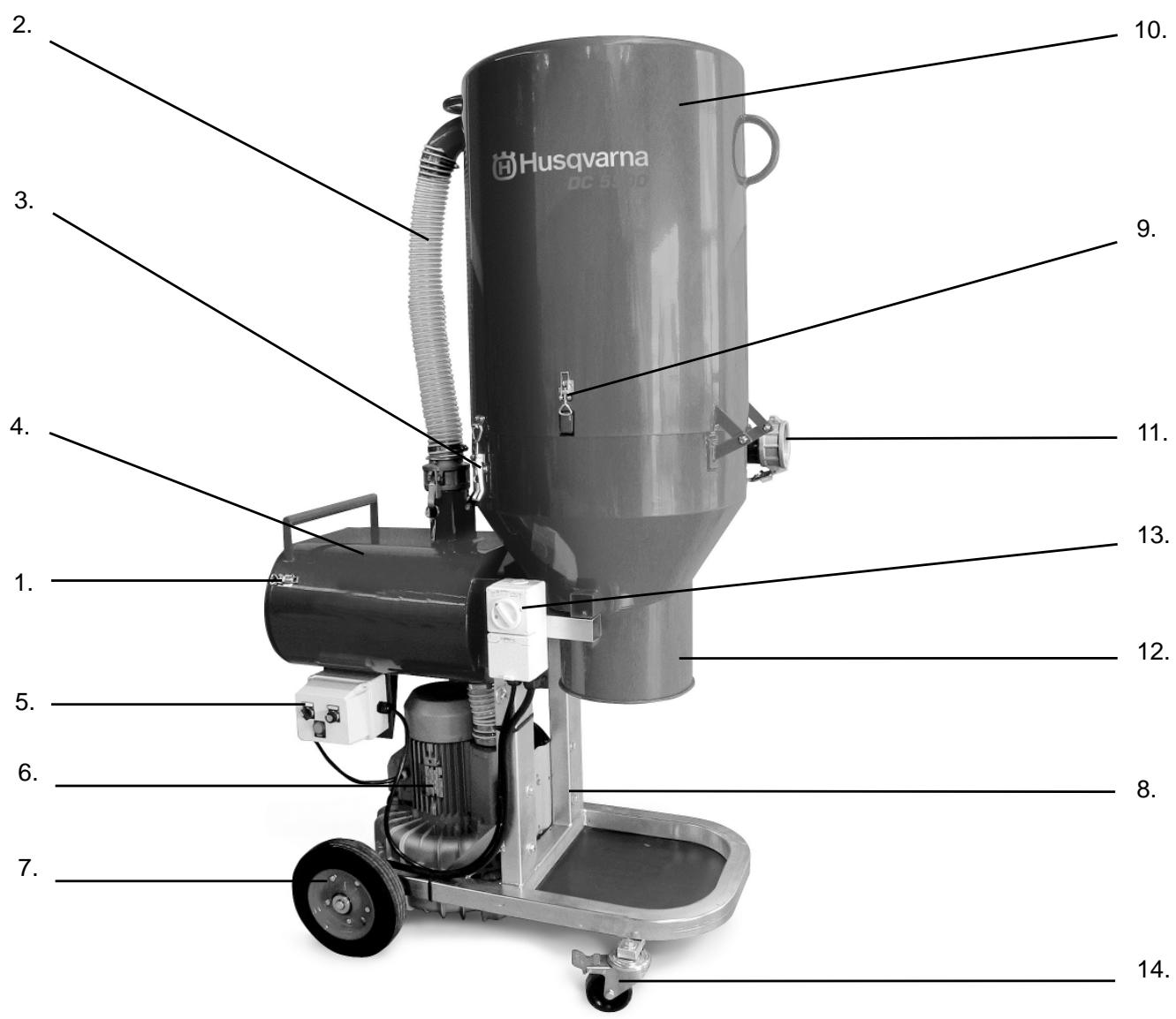 HUSQVARNA DC 5500 - Remisage - 1