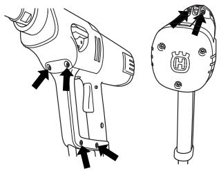 HUSQVARNA DM 230 - Remplacement de l'huile de la boîte de vitesses - 2