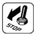 HUSQVARNA FS 400 LV - - STOPPING THE MACHINE - 2