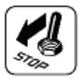 HUSQVARNA FS 400 LV - Arresto motore. - 1