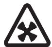 HUSQVARNA FS 413 - WARNING POISON EXHAUST GAS - 1
