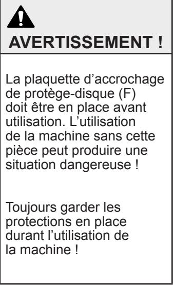 HUSQVARNA FS 413 - Avant du protège-disque (D): - 3