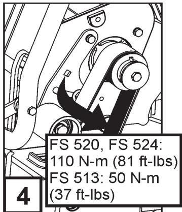 HUSQVARNA FS 513 - Vitesse du régulateur - 4