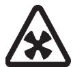 HUSQVARNA FS 6600 D - WARNING POISON EXHAUST GAS - 1