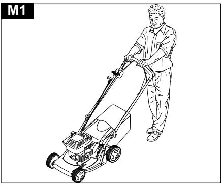 HUSQVARNA ROYAL 49 SC - Hur man klipper gräset - 1