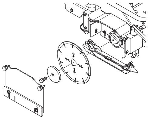 HUSQVARNA SOFF-CUT 150 - Klinge montieren - 5