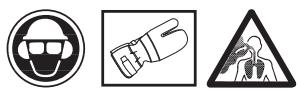 HUSQVARNA SR 600 ACCESSOIRE DE BALAYEUSE - WARNING! - 1