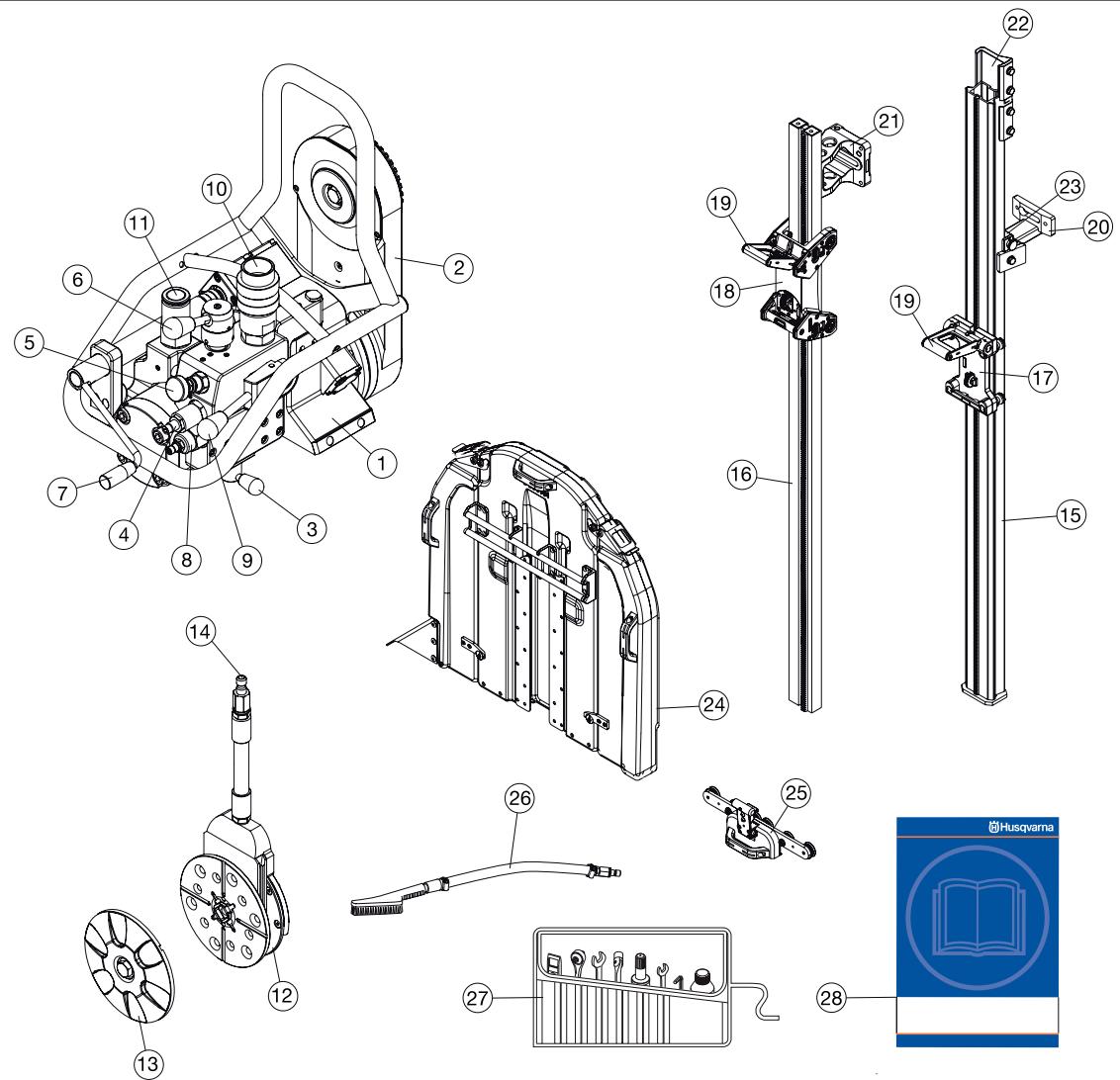 HUSQVARNA WS 460 - DATOS TECNICOS - 1